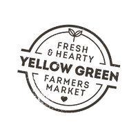 yellow green farmers market logo image