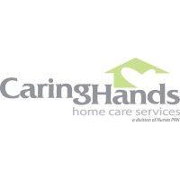 caring hands home care services logo image