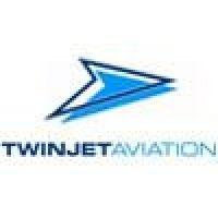 twinjet aviation logo image