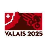 2025 uci mtb world championships valais logo image