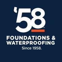 '58 foundations & waterproofing logo image