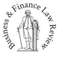 the george washington business and finance law review logo image