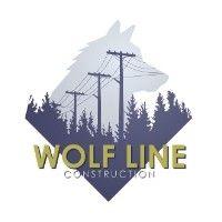 wolf line construction logo image