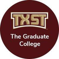 the graduate college at texas state university