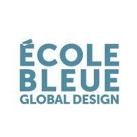 école bleue global design logo image