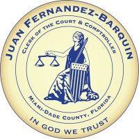 juan fernandez-barquin, esq., miami-dade clerk of the court and comptroller logo image