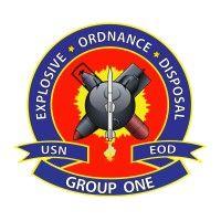 explosive ordnance disposal group one logo image