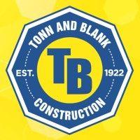 tonn and blank construction logo image