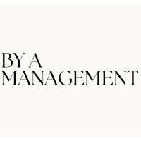 by a management logo image