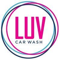 luv car wash logo image