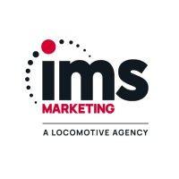 ims marketing, a locomotive agency logo image