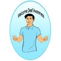 welcome deaf awareness logo image