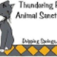 thundering paws animal sanctuary logo image