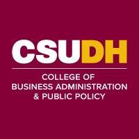 college of business administration & public policy at csu dominguez hills logo image