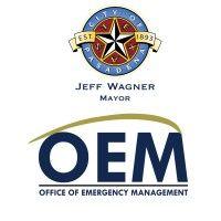 city of pasadena - office of emergency management