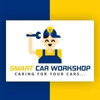 smart car workshop logo image