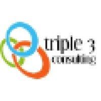 triple 3 consulting logo image