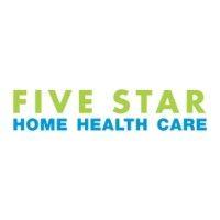 five star home health care logo image