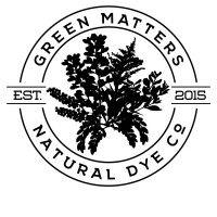 green matters natural dye company logo image