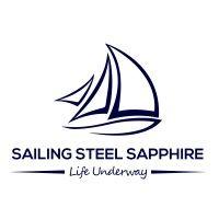 s/v steel sapphire logo image