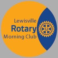 lewisville morning rotary logo image