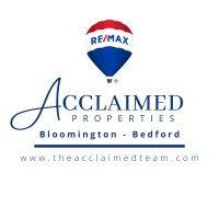 re/max acclaimed properties logo image