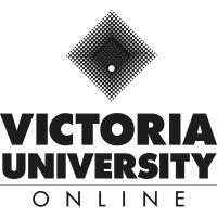 victoria university online logo image