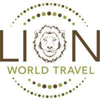 lion world travel logo image