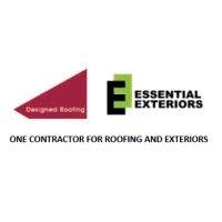 designed roofing/essential exteriors logo image