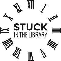 stuck in the library logo image