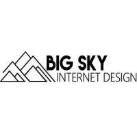 big sky internet design logo image