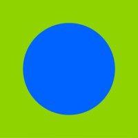 blue dot flag logo image