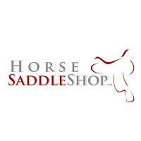 horse saddle shop logo image