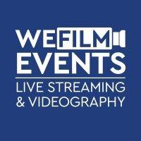 we film events - live streaming & videography logo image