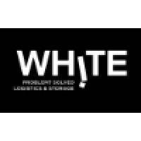 white logistics & storage logo image