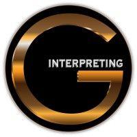 g interpreting llc logo image