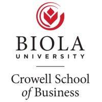 biola university crowell school of business logo image