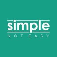 simple. not easy logo image