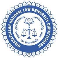 hidayatullah national law university, raipur logo image