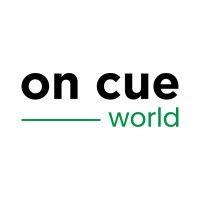 on cue world logo image