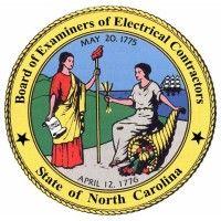 nc state board of examiners of electrical contractors logo image