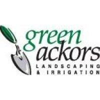 green ackors landscaping logo image