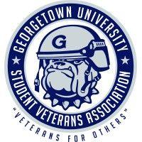 georgetown university student veterans association logo image