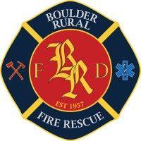 boulder rural fire department logo image