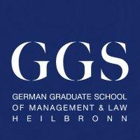 german graduate school of management and law (ggs) logo image