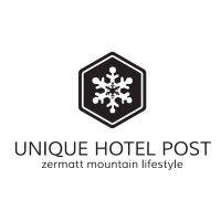 unique hotel post logo image