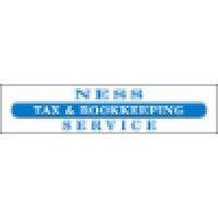 ness tax and bookkeeping service logo image