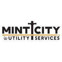 mint city utility services logo image