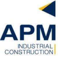 apm-industrial construction logo image