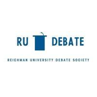 reichman debate logo image